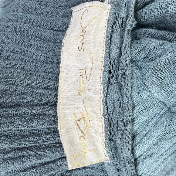 Jen’s Pirate Booty Blue Tie Dye Boho Jumpsuit Size S - Picture 7 of 9